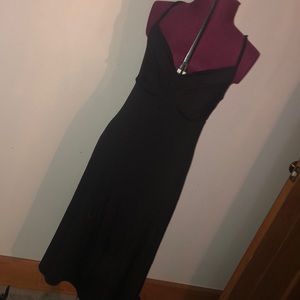 Summer midi stretch dress